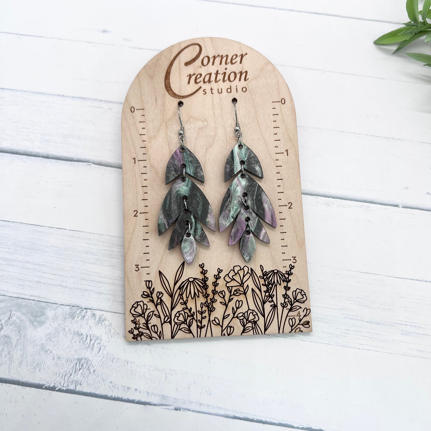 Stacking Leaf Earring