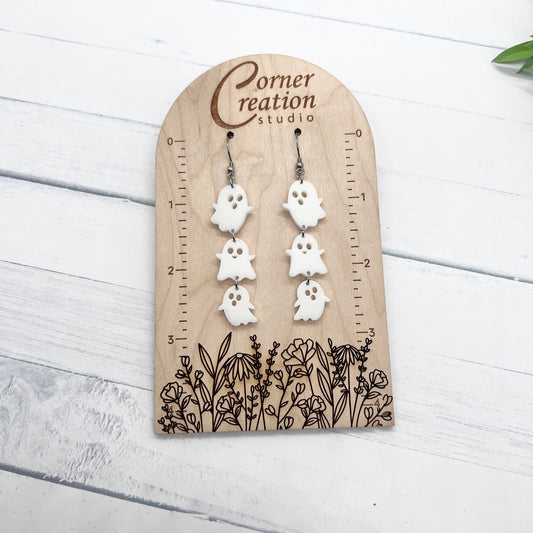 3 Ghost Earrings