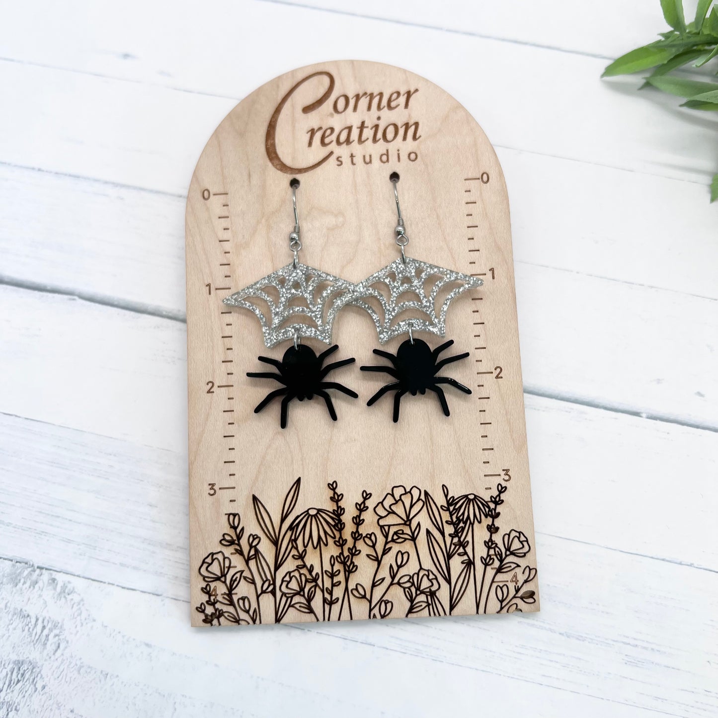 Spider Web Earrings