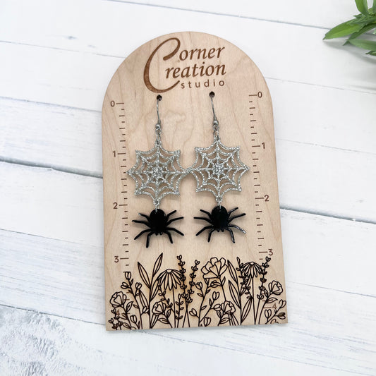 Spider Web Earrings