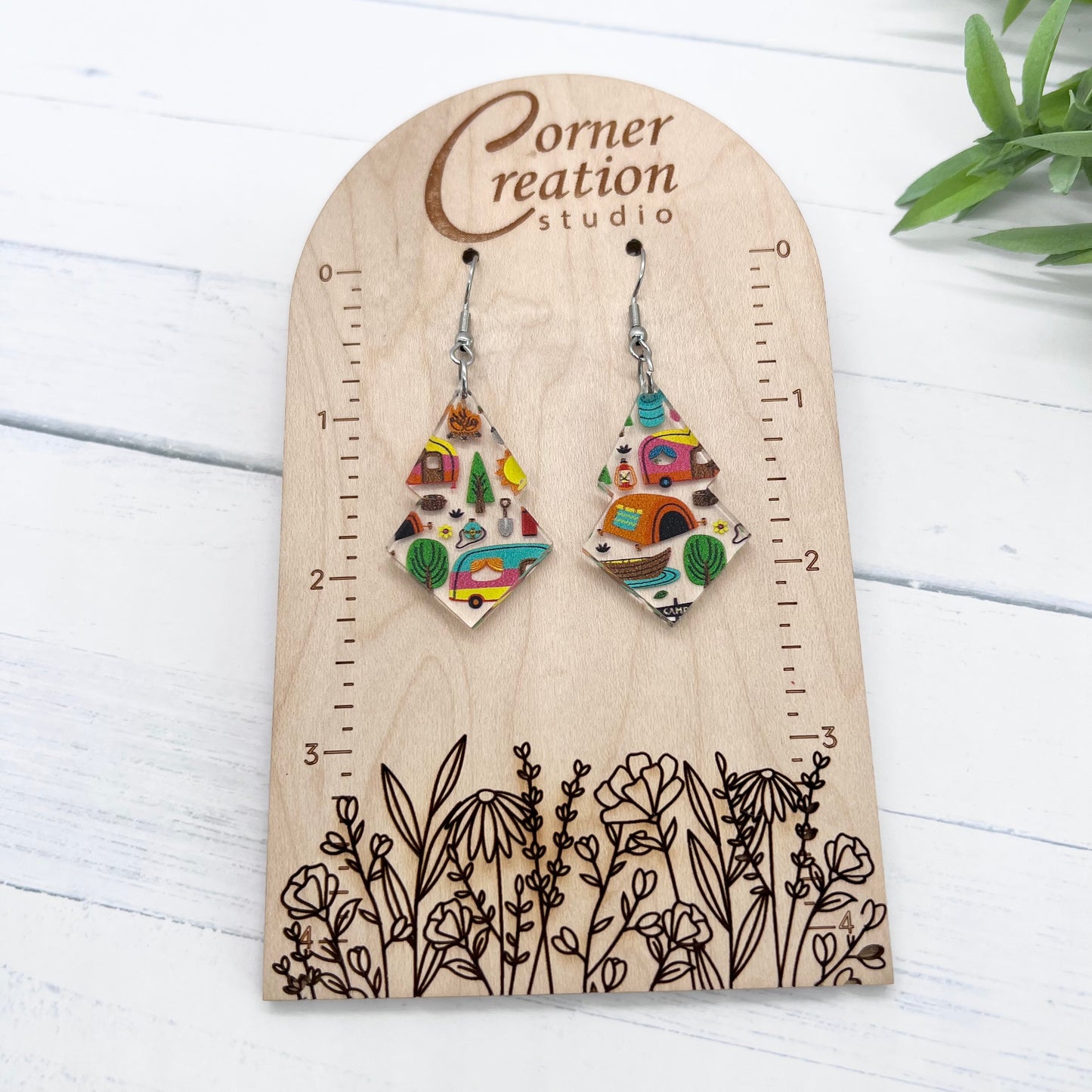 Camping Earrings