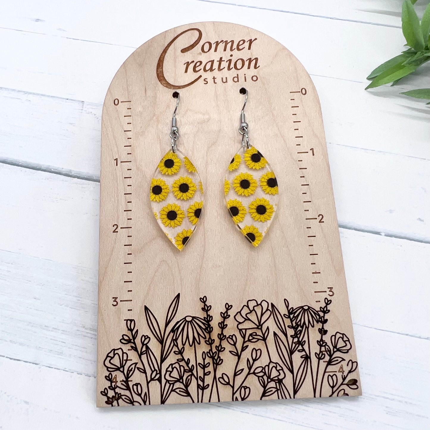 Sunflower Earrings