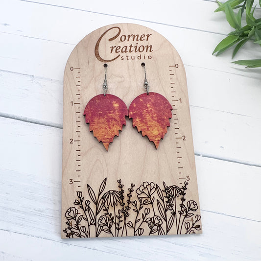 Fall Leaf Earrings