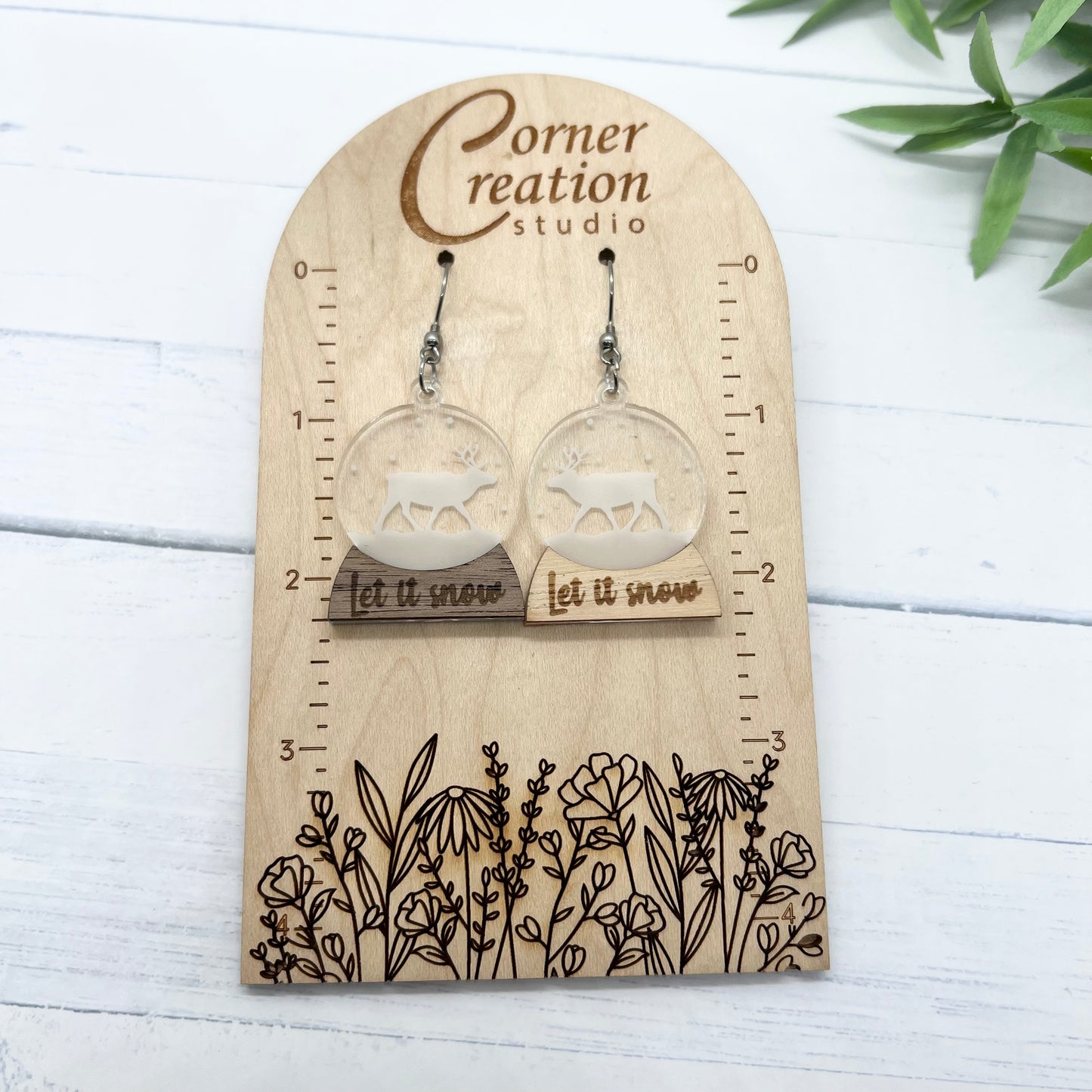 Snow Globe Earrings