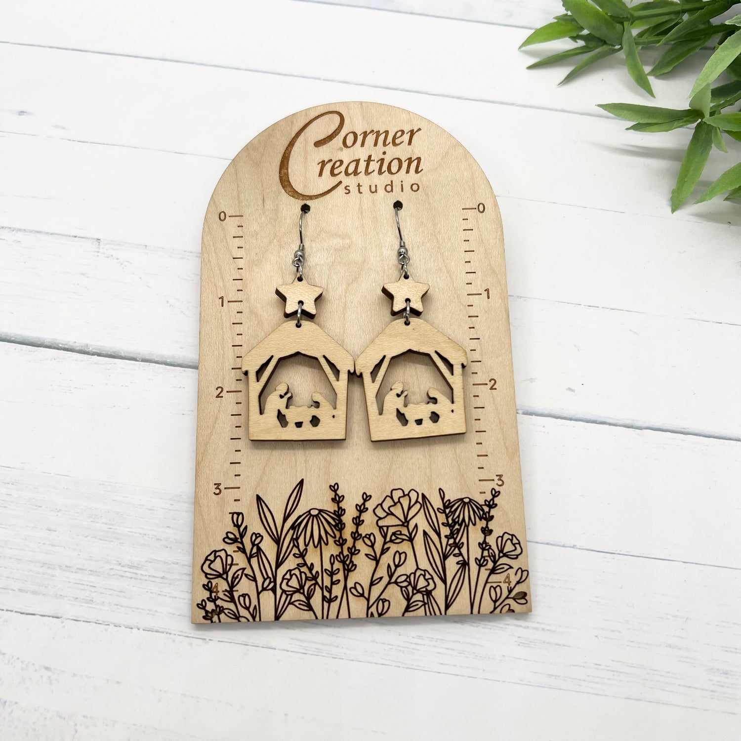 Wood Earrings