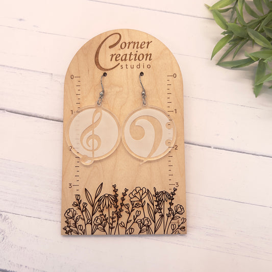 Music Clef Earrings