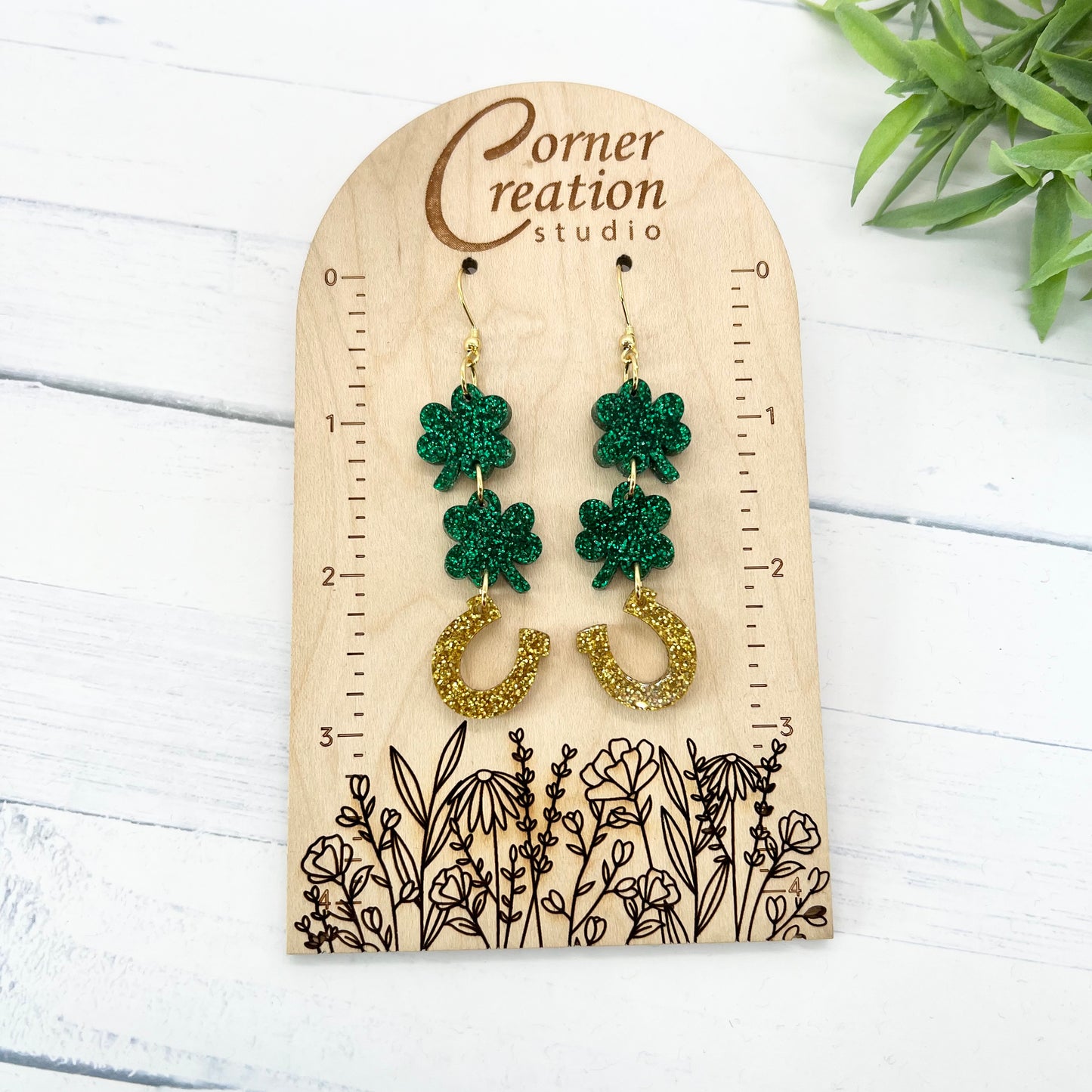 Cascading Clover Earrings