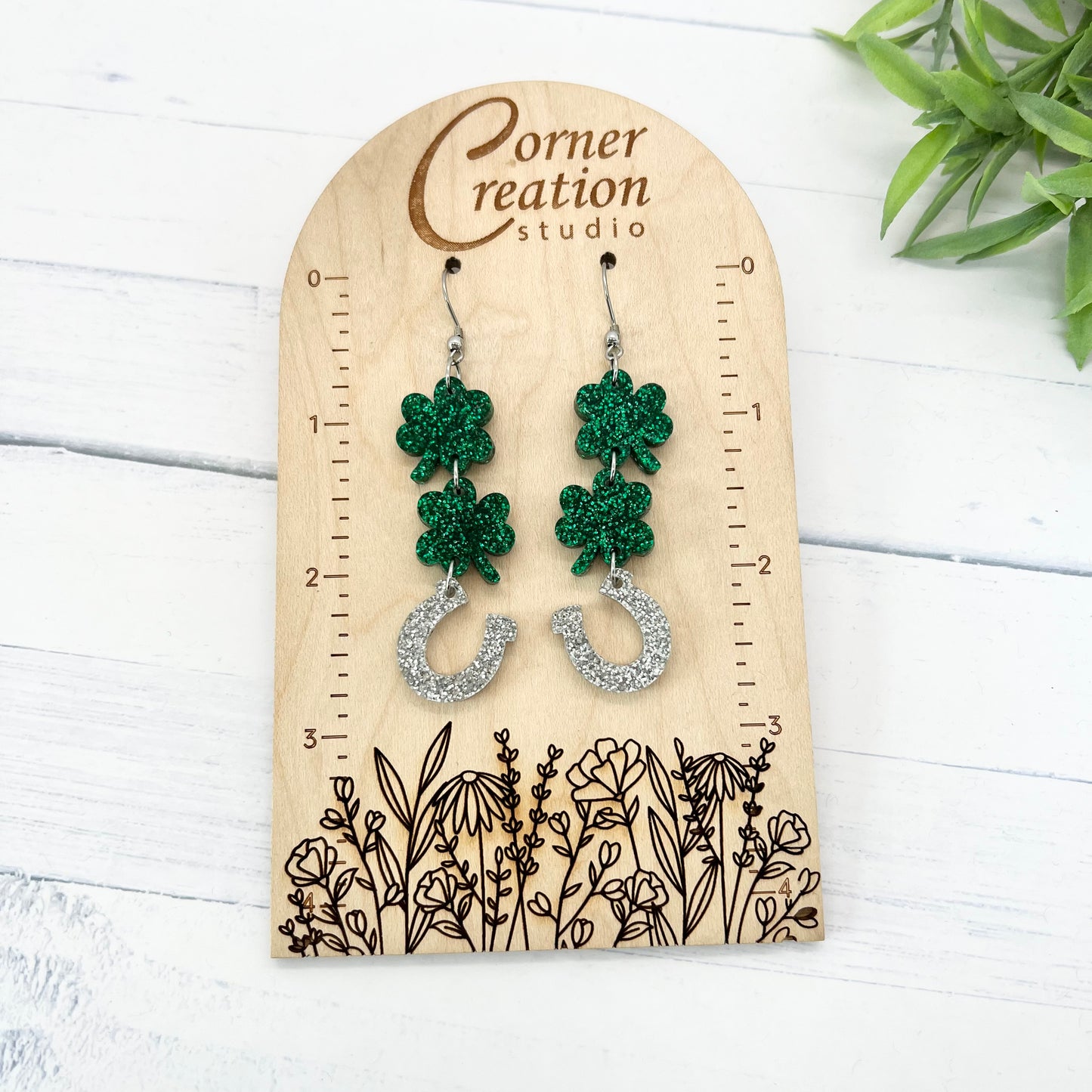 Cascading Clover Earrings