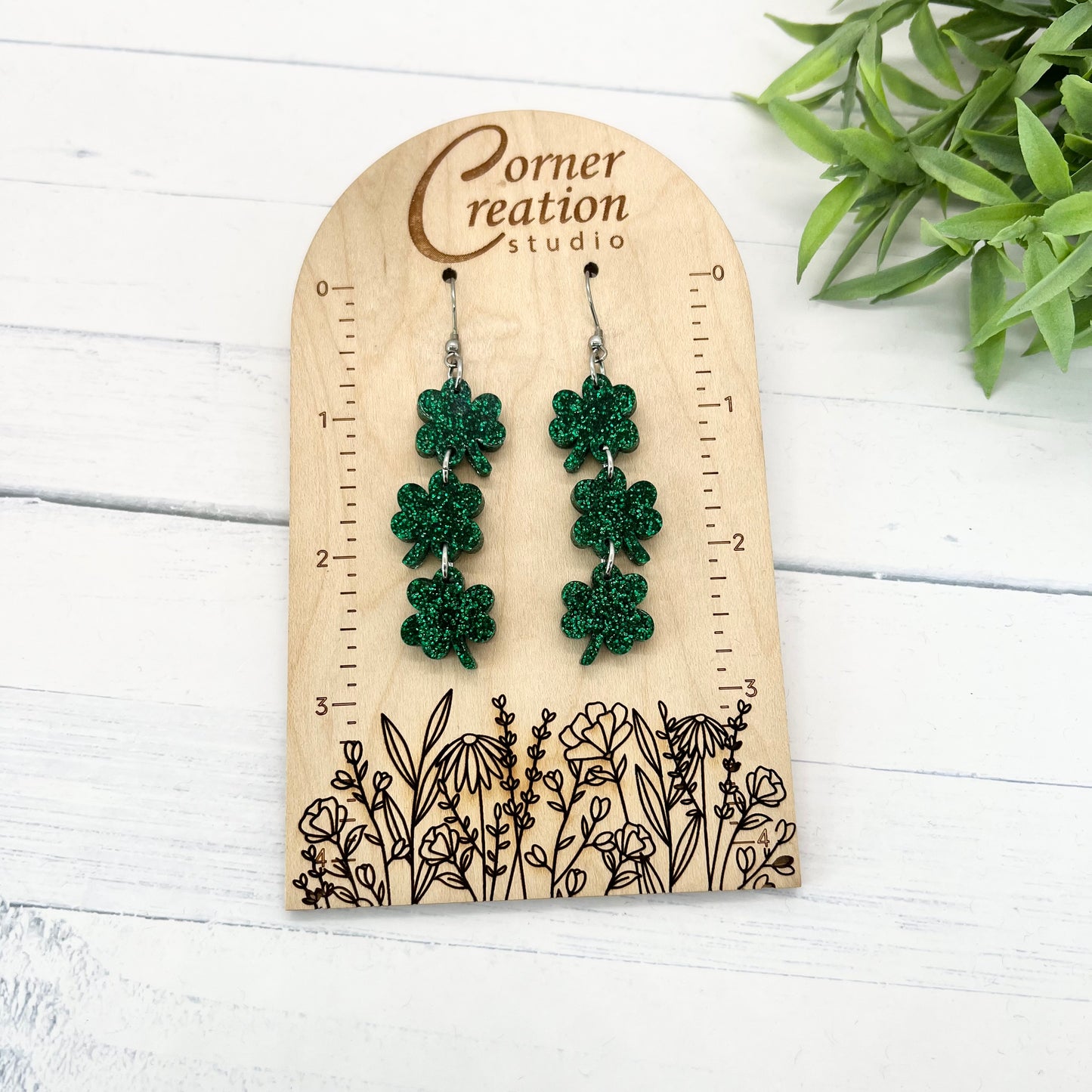 Cascading Clover Earrings